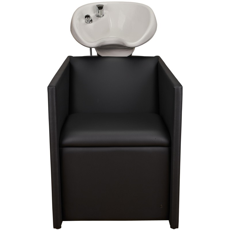 Czarna Myjnia Fryzjerska LUNA - Biała Misa - Ayala 48h -Myjnie fryzjerskie- 