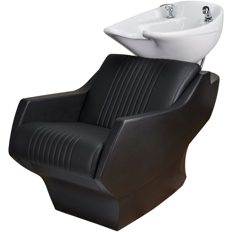 Czarna Myjnia Fryzjerska TECHNO P - Biała Misa - Ayala 48h -Myjnie fryzjerskie- 