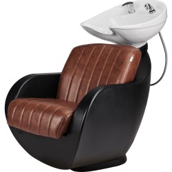 Brązowa Myjnia Fryzjerska THOMAS P - Biała Misa - Ayala 48h -Myjnie fryzjerskie- 