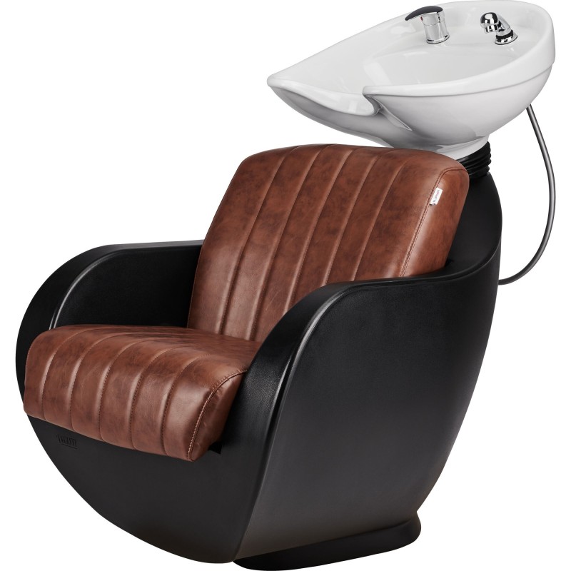 Brązowa Myjnia Fryzjerska THOMAS P - Biała Misa - Ayala 48h -Myjnie fryzjerskie- 