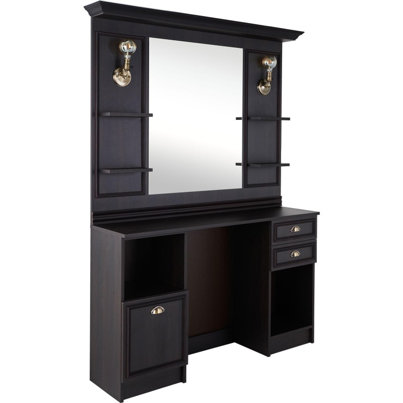 Konsoleta Fryzjerska LEXUS - Ciemne Wenge - Ayala 48h -Konsole fryzjerskie- 