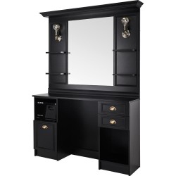 Konsoleta Fryzjerska LEXUS - Czarna - Ayala 48h -Konsole fryzjerskie- 