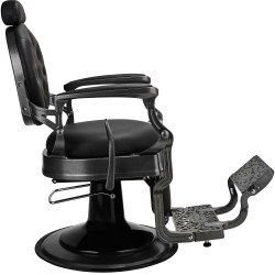 Fotel Barberski TOMMY BLACK - Ayala 48h -Fotele barberskie- 