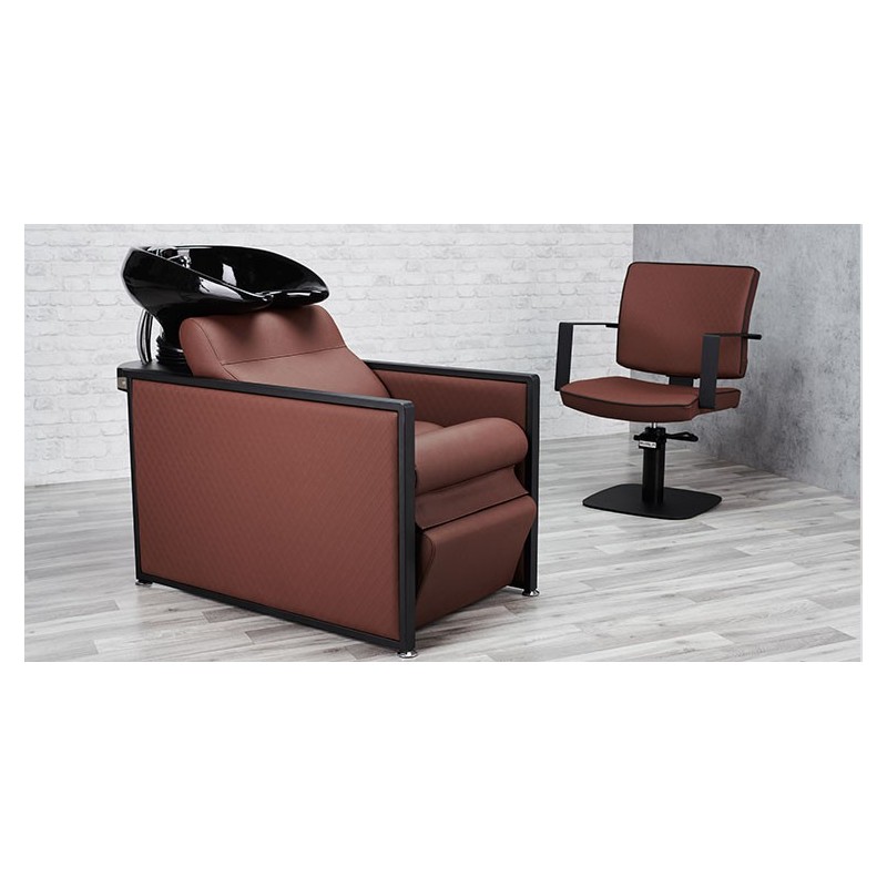 Fotel fryzjerski Dolly biały chromowany