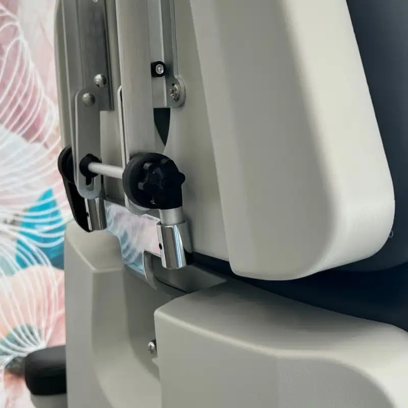 Fotel Kosmetyczny Elektryczny Aspromus 2403 Z Podgrzewaniem - Biały -Fotele kosmetyczne elektryczne- 