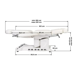 Fotel do pedicure elektryczny z trzema silnikami