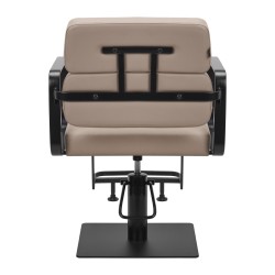 Porto black-beige salon chair