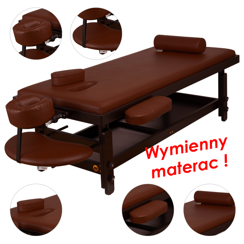 Stół do masażu tajskiego THAI SWITCH MAX! HOT! podgrzewane, wymienny materac -Łóżka do masażu- 