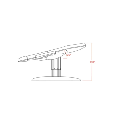 Fotel Kosmetyczny Toscania Biały -Fotele kosmetyczne elektryczne- 
