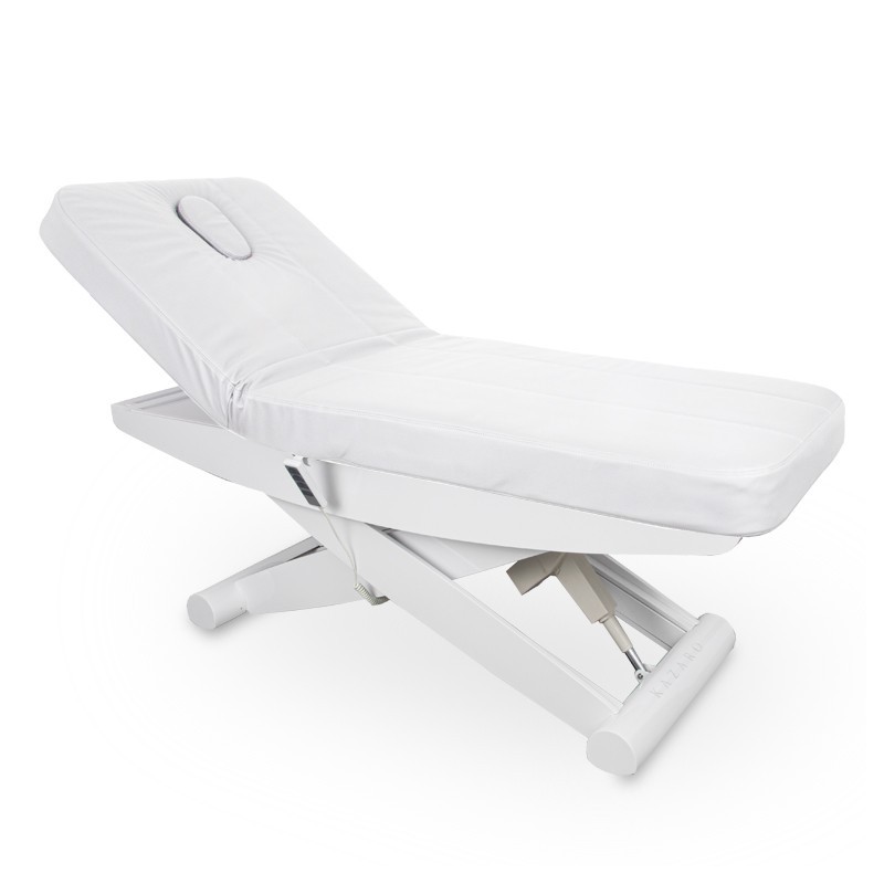 Łóżko Kosmetyczne Luna X Plus Pure Z Podgrzewaniem - Białe -Łóżka kosmetyczne- 