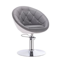 Fotel Hc8516H Szaro-Biały