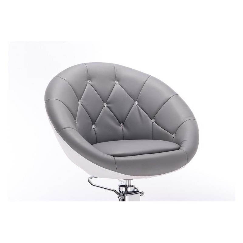 Fotel Hc8516H Szaro-Biały