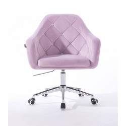 Fotel BLINK HR Ck Wrzosowy Welur