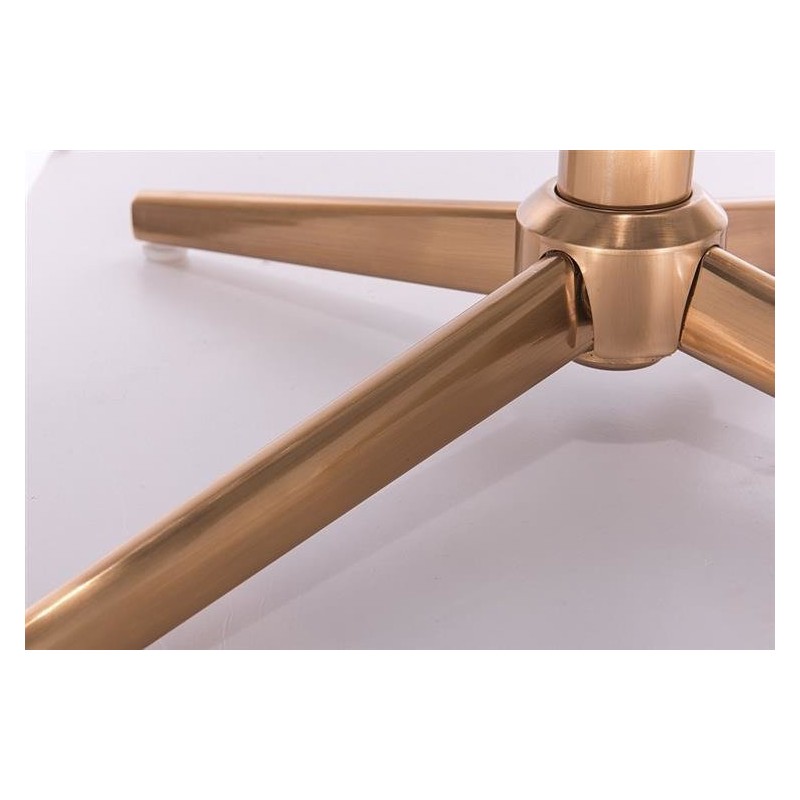 Velvet steel chair gold base