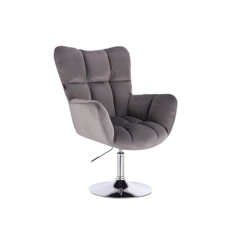 Fotel Hr650N Grafitowy Welur