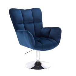 Fotel Hr650N Ciemne Morze Welur