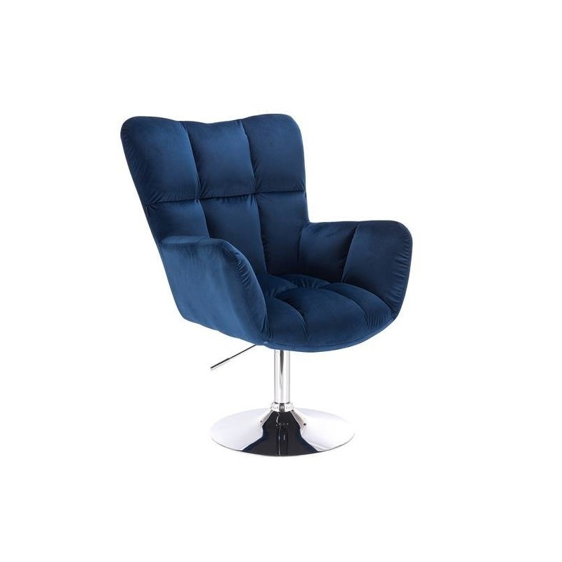 Fotel Hr650N Ciemne Morze Welur