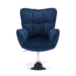 Fotel Hr650N Ciemne Morze Welur