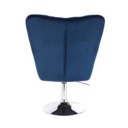 Fotel Hr650N Ciemne Morze Welur