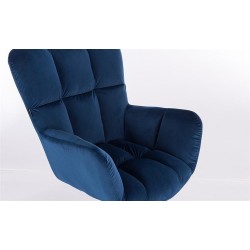 Fotel Hr650N Ciemne Morze Welur