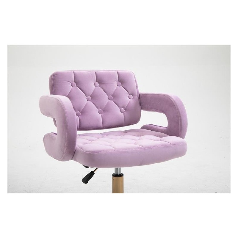 Hoker SURFN Wrzosowy Welur Złota Podstawa