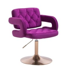 Hoker SURFN Fuksja Welur Złota Podstawa