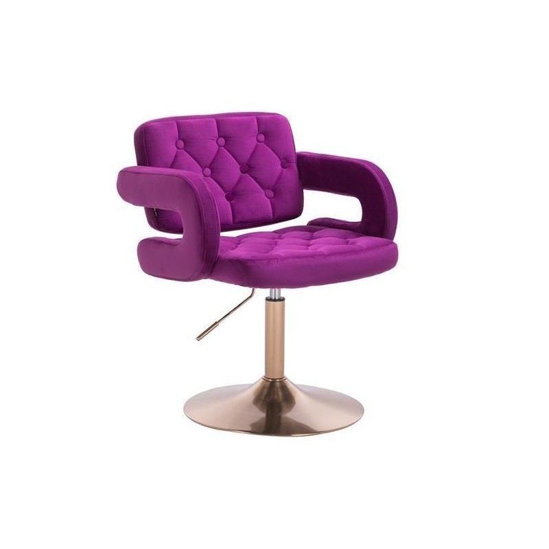 Hoker SURFN Fuksja Welur Złota Podstawa