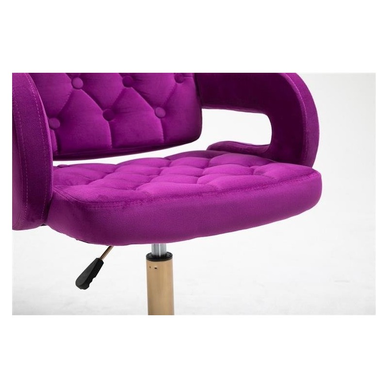 Hoker SURFN Fuksja Welur Złota Podstawa