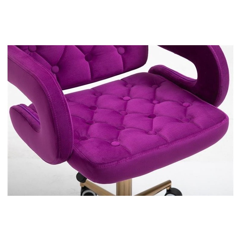 Hoker SURFN Fuksja Welur Złota Podstawa