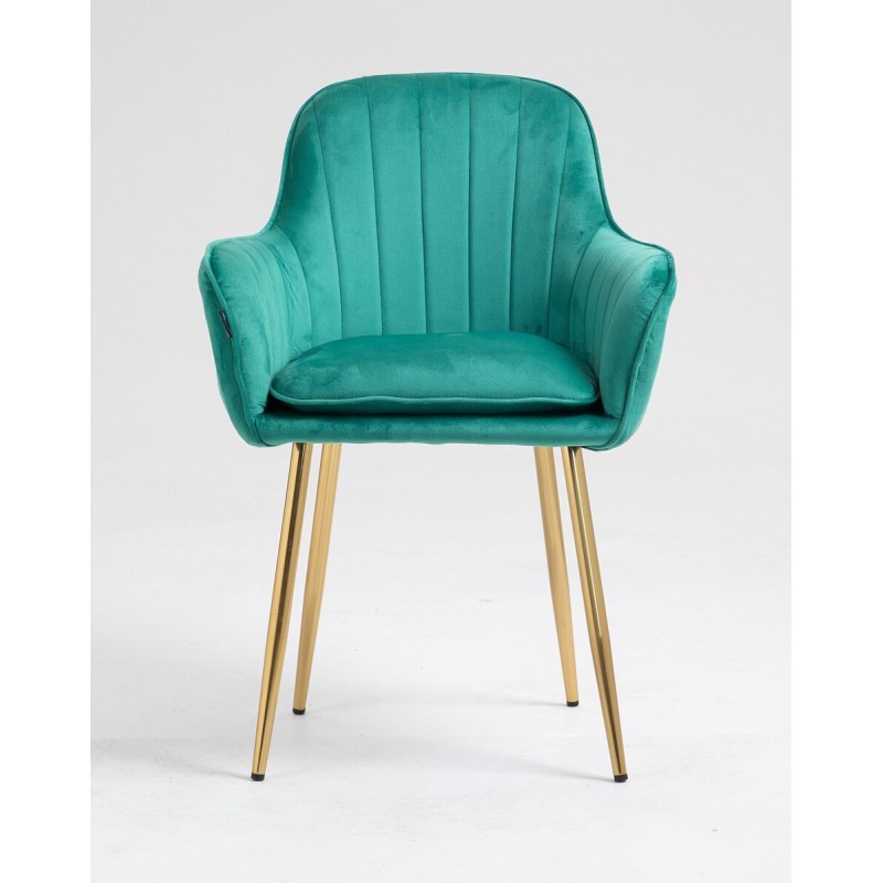 Fotel Hr2022 Butelkowa Zieleń Welur