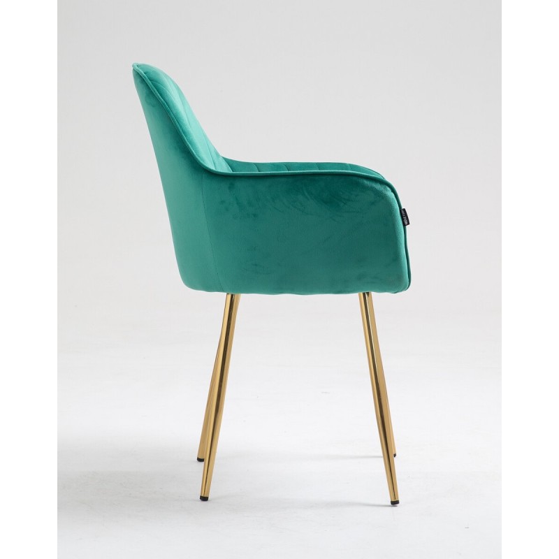 Fotel Hr2022 Butelkowa Zieleń Welur