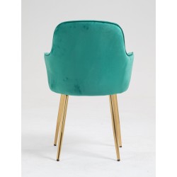 Fotel Hr2022 Butelkowa Zieleń Welur