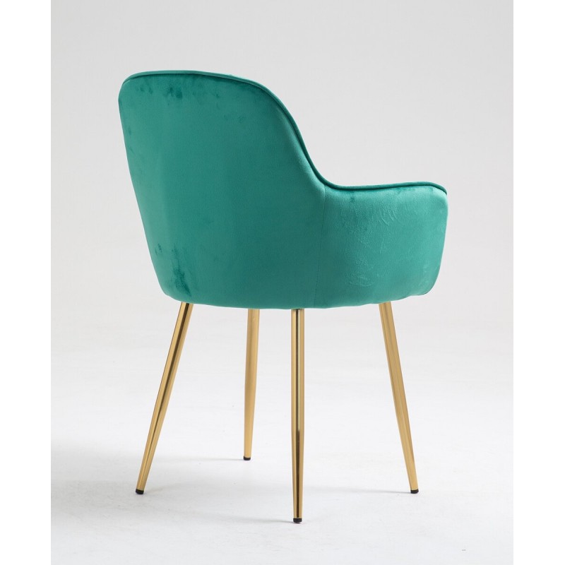 Fotel Hr2022 Butelkowa Zieleń Welur