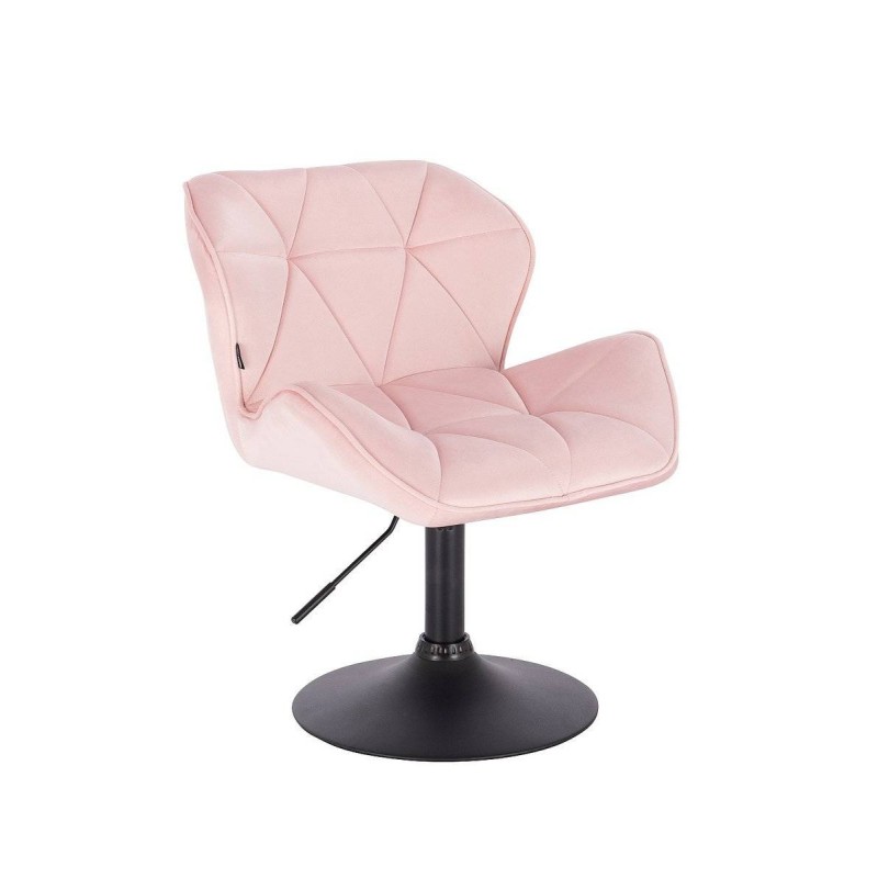 Powder pink velvet cosmetic chair