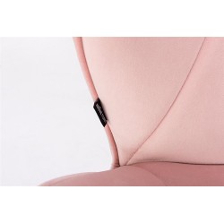 Hoker Hr212 Pudrowy Róż Welur Złota Podstawa