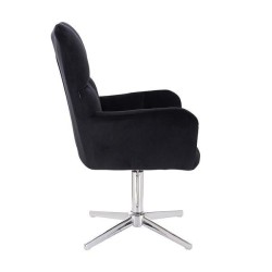 Fotel Hr650Cross Czarny Welur