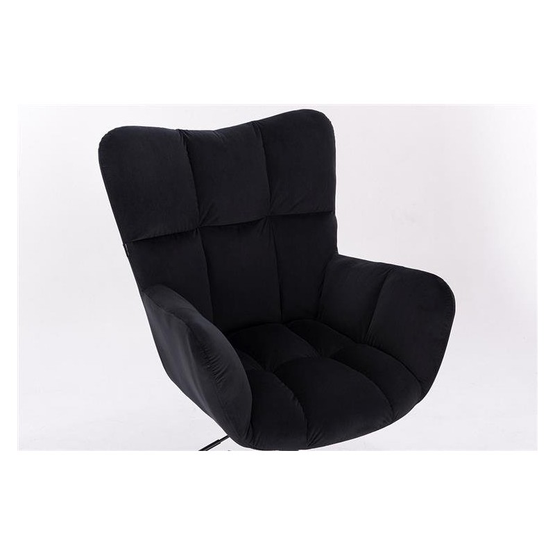 Fotel Hr650Cross Czarny Welur