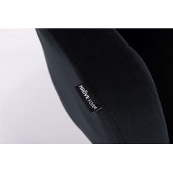 Black velvet cosmetic chair gold