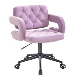 Hoker SURFK Wrzosowy Welur Czarna Podstawa