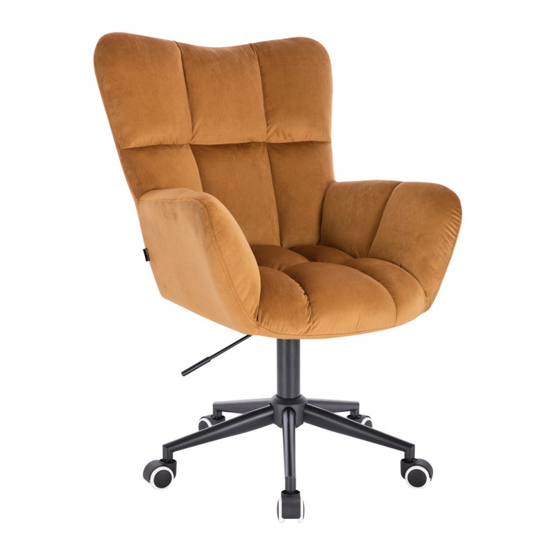 Honey velour cosmetic chair casters