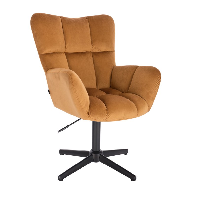 Honey velvet cosmetic chair cross