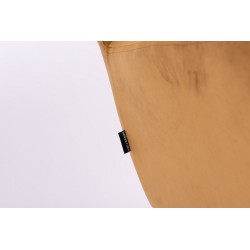 Honey velour chair gold base