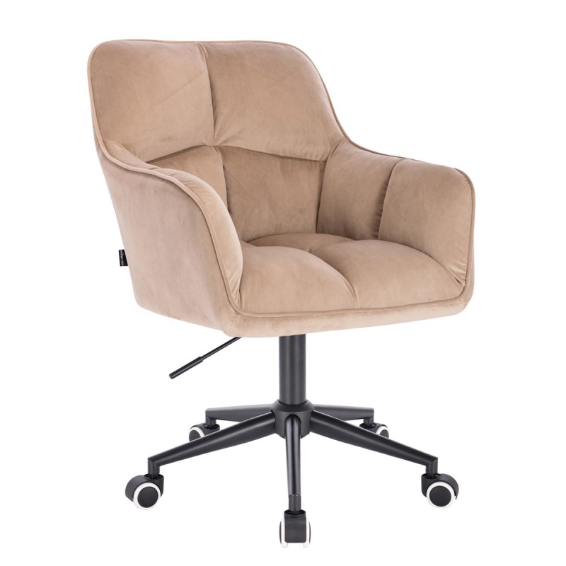 Hoker Hr550K Latte Welur Czarna Podstawa