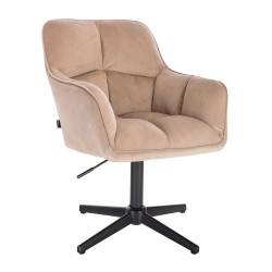 Hoker Hr550Cross Latte Welur Czarna Podstawa