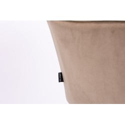 Hoker Hr550N Latte Welur Chromowana Podstawa