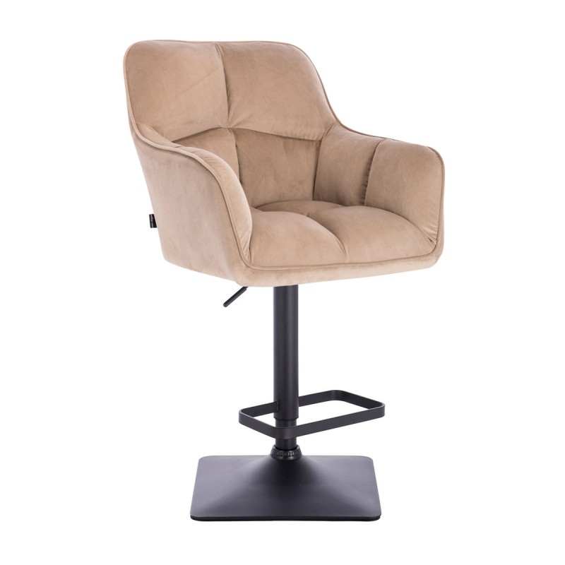 Hoker Hr550Kw Latte Welur Czarna Podstawa