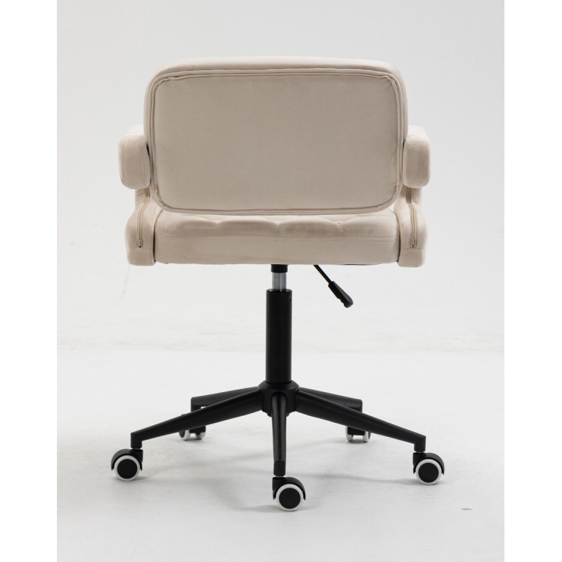 Hoker SURFK Kremowy Welur Czarna Podstawa