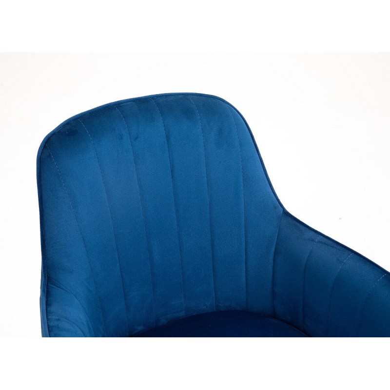 Fotel Hr2022K Ciemne Morze Złota Podstawa