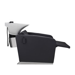 Black MARTIN shampoo chair electric-footrest