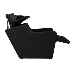 Myjnia fryzjerska PERFECT - czarna, elektryczny podnóżek -Strona główna- 